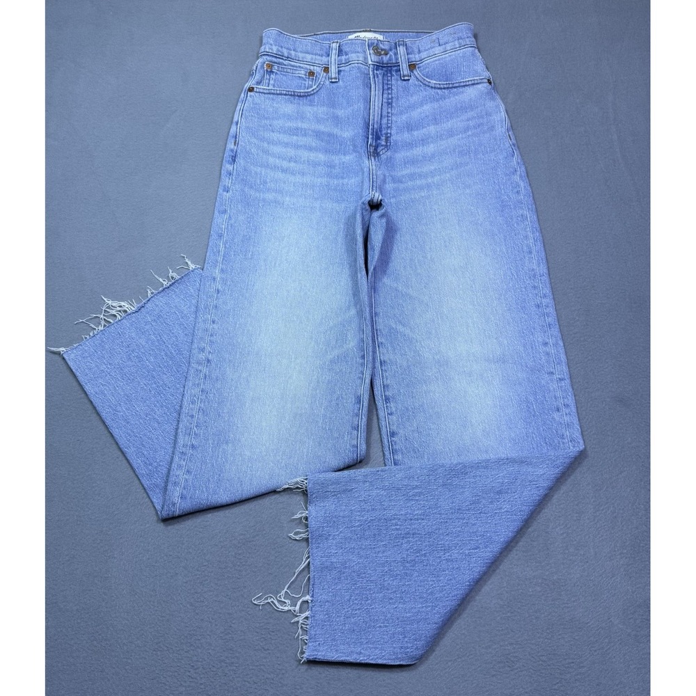 Madewell Jeans Womens 25T (25x30) Perfect Vintage Wide Leg Crop Jean Hippie
